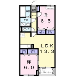 仁和寺本町４丁目アパートの物件間取画像